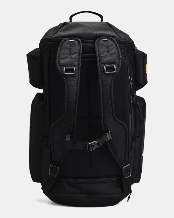 Project Rock Duffle Backpack, Black, pdpMainDesktop image number 2